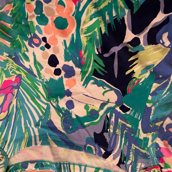 Lilly Pulitzer Sophie in purrrfect *perfect print placement* - Picture 2 of 4